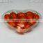 plastic heart shape container