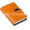 PU leather notebook diary with USB flash drive