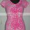 100% Cotton-High fashion Ladies Blouse Top- Tie and Dye Tees