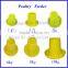 hot sale plastic volumetric animal chicken feeder