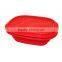 Heat resistant kitchen silicone rubber tiffin lunch box with lid