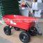 plastic garden dump folding trolley cart