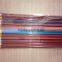 black lead wholesale wooden pencil with white or red erasers