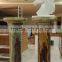 FACTORY SUPPLY GREEN ONYX COLUMNS PILLARS CARVED TOP