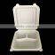 CBT026 Disposable Biodegradable 9 Inch 3 -div Corn Starch Food Container