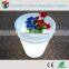 Plastic lighted led planter/Flower planter LED with CE RoHS Approved