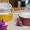 Haonai Multi color ceramic pet bowl, customized size pet bowl