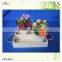 mini bed table use rectangle shape wooden pallet coaster