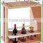 eco friendly premium wooden wine rack table for kitchen