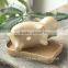 Small animal cat dog hippo shape flower pot pottery pot