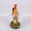 Decorative new year rooster resin rooster figurine