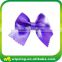 Decorative colorful polyester satin ribbon bow
