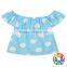 Baby Girls Summer Fresh Patterns Plain Top Outfits Short Sleeve Children Clothes