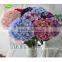 FLH05-7 cheap artificial hydrangea flower wholesale silk weddding flower hadrangea for wedding decoraitons