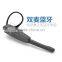 Earplug-type stereo bluetooth headset with Microphone stem