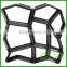 Pathmate Outdoor Decorative DIY plastic garden walk pathway paving slab Cobble mold