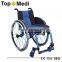 Topmedi Aluminum manual folded lightweight leisure basketball sport wheelchair like motorcycles