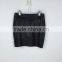 Original design high quality beaded skirts for lady mini black leather skirts