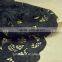 Black Laser Embroidery Fabrics