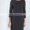 long sexy lady furcal straight skirt/V collar simple in the back skirt