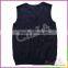 Factory directly provide handwork branded woolen sweater vest for boys