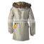 100% Polyester Men's Long Fur Paka with Mixed Size