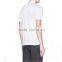 Mens formal plain white polo shirt with ribbon collar men shirt polo