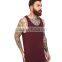 Mens plain 92% nylon 8% spandex tank tops wholesale