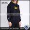 Oversized Men Hoodies Long Sleeves Ribbed Cotton Blends Fleece Logo Print Hoodies Custom Kangaroo Pocket