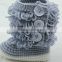 Alibaba china cheap price hand knitted baby booties