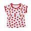 Wholesale Girls Boutique Clothes Newborn Blank Tank Top Ruffle Cotton Shirt