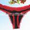 Fashion style sexy women panty with sexy lace trim