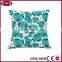 palm design painting outdoor back rest lumbar pillow cover