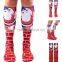 3d christmas socks Digital printed custom design keen high socks factory