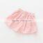 Wholesale summer pure color printing girls casual shorts kids