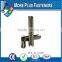 Made in Taiwan Clear Zinc Finish Steel Slotted Spring Tension Pin