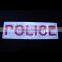 EN13356 sew on safety garment printed reflective pvc patches