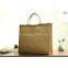 Waterproof Vintage Jute Tote Bag Natural