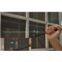 knife-resistant metal weave mesh window screens