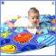 Custom made1.5m diameter large printed round beach towel