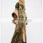 V neck sleeveless velvet dress woman, slip dress designs