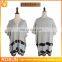 L-10361 Wholesale Jacquard Shawl Sweater Machine Made Kimono Cardigan Buttonless Knit Poncho