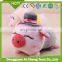 plush pig shaped mobile phone holder for desk