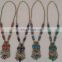 (KN-3012) Afghan Kuchi Gems Necklace