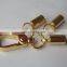 Fashion metal jewelry findings metal small snap hook lock lobster clasps for bracelets and bag