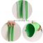 Green plastic cuttable flexible cable management sleeve