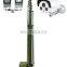12m mobile stainless steel monitoring telescopic mast antenna light tower