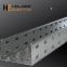 Slotted Ventilated Cable Tray with holes size in 7x30mm with Divider