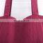 Excellent quality Burgundy Red Linen tote bag with handle, Linen Shopping Bag, Linen Shoulder Bag