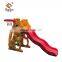 2020 Cheap Cartoon Bear Style Baby Home Play Set Slide Plastic Indoor Slides for Kids
